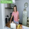 Keukengereedschap siliconen trivet tang voor koken keukengerei anti-slip bbq grilling tang voor broodrooster pan gefrituurde biefstuk xbjk2302