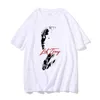 남자 티셔츠 랩퍼 Lil Tjay 그래픽 프린트 Tshirts 남자 여자 패션 대형 힙합 티셔츠 짧은 슬리브 남자 검은 순수면 티셔츠 j230217