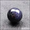 Stone 16mm Polished Loose Reiki Healing Chakra Natural Ball Bead Palm Quartz Mineral Crystals Tumbled ￤delstenar Handstycke vipjewel dhgen