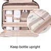 Cosmetic Bags High Capacity Makeup Bag Hanging Waterproof Toiletries Storage Foldable Ladies Travel