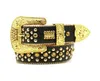 Designer Bb Ceinture Simon Ceintures pour Hommes Femmes Ceinture en diamant brillant Noir sur Noir Bleu blanc multicolore avec strass bling comme cadeau