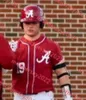 James Baseball Custom Stitched Alabama Baseball Jersey Youth 31 Will Portera 22 Camden Hayslip 25 Davis Heller 5 Graham Crawford 28 Eli Giles Alabama