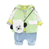 Clothing Sets Kids Clothes 3 Piece Set 0-4 Years Old Girl Long Sleeve Children Korean Style Boys And Girls Suits