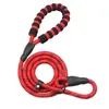 Dog Collars & Leashes Color Handle Towing Rope Reflective Walking Leash Chain L/140 1.2CM1