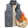 Men's Vests Plus size cashmere Men Sleeveless Vest Jackets Fashion wool vest Male Cotton-Padded Vests Coats Men Warm Waistcoats Clothing 8XL 230217