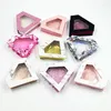 Storage Bottles Diamond Lash Boxes Glitter Eyelash Box With Holders Pink For Case