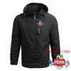 Mens Hoodies Sweatshirts Penn Fishing Reel Långa ärmar Vattentäta jackor Zip Hooded Outdoor Windbreaker Windproof Fashion Tops Clothing 230216