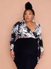 Plus size jurken chic en elegante vrouw jurk mooie voor altijd kantoor mouw mode grote groothandel drop