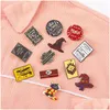 Accessoires de bande dessinée Magie Films Mignons Jeux Épingles En Émail Dur Recueillir Broche En Métal Sac À Dos Chapeau Sac Col Revers Badges Mode Femme Dhwyx