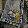 Accessoires de dessin animé Jeux de films mignons Épingles en émail dur Recueillir Broche en métal Sac à dos Chapeau Sac Collier Revers Badges Femmes Mode Bijou Dhbul