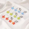 Doreenbeads Fashion Doreenbeads Fashion Multicolor Star Ear Clips Drop For Women Party Girl Jewelry 여름 야외 선물 34 x 18mm