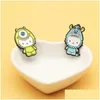 Cartoon Accessories Cute Cat Brooch Creative Backpack Decoration Pin Alloy Enamel Badge Drop Delivery Baby Kids Maternity Products Dh0Kg