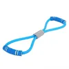 DHL 8-formad rally TPE Yoga Gel Fitness Resistance Chest Rubber Fitness Rope Muscle Band tr￤ning Dilastic New FY7033