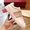 Casual Shoes Open Untitled Studs Sneaker Luxury Men Women Shoes Be My Red Studs Gold Band Studs Fashion Couples Sneakers