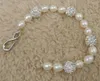 Strand Bracelet de perles de haute qualité Nature Eau douce avec des perles SHAMBHALA
