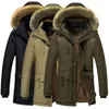 Hommes duvet homme manteau coupe-vent vêtements d'extérieur fausse fourrure Parka hiver hommes épais veste Parkas chaud à capuche polaire M-5XL