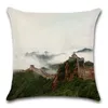 Pillow Great Wall Of China Pos Printed View Cover Case Chair Sofa Seat Decorative For Home Friend Kids Bedroom Gift /Decorati