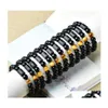 Brins Perlés 8 Mm Perles De Pierre Oeil De Tigre 12 Constellation Couple Bracelet Noir Hommes Bracelets Pour Femmes Pseras Mascina Hombre Entier Dhhb1