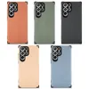 Sockt￤ta telefonfodral f￶r Samsung Galaxy S23 S22 S21 S20 Ultra Plus Ultra-Thin Fiber PU Leather Protective Case