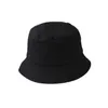 CAPS HATS KOREAN ADT Kids Summer Foldbar Bucket Hat Solid Color Hip Hop Wide Brim Beach UV Protection Round Top Sunsn Fisherman C DH04V