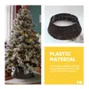 Christmas Decorations Tree Skirt Collarbase Stand Artificial Treescover Basket Ring Farmhouse Holiday Rattan Wicker Collars