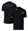 2022 F1 Team Drivers T-Shirt Fórmula 1 Racing Camisetas Fãs Verão Novas Mangas Curtas Tops Homens Esportes Ao Ar Livre Camisas Pólo de Secagem Rápida