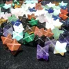 Pierre Mini Merkaba Hexagramme Étoile Qaurtz Chakra Artisanat Énergie Guérison Reiki Cristal Main Jouer Décoration de La Maison Artisanat Vipjewel Dro Dhfoj