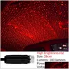 Lumi￨res d￩coratives lampes ajust￩es pour la voiture ajust￩ d￩cor int￩rieur l￩ger mini-toit led ￩toile projecteur de nuit atmosph￨re galaxie lampe externe dhilw