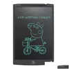 Drawing Painting Supplies 12 Lcd Writing Tablet Digital Ding Handwriting Pads Portable Electronic Board Tra Thin With Pen 220705Gx Dhryj