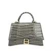 Sac à main crocodile Simple en cuir brillant pour femmes, sac à bandoulière décontracté, messager avec lettres, tendance, nouvelle collection