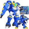 Action Toy Toy Actures EST MINI FORGE 2 Super Dino Transformation Robot Toys Toys Action Action Miniforce X Chimpormation Dinosaur Toy 230217