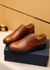 2023 Nieuwe herenjurkschoenen Hoogwaardige lederen platte schoenen Business Classic Men Brand Party Wedding Oxfords Maat 38-45