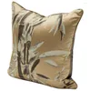 Pillow Chinoiserie Golden Bamboo Decorative Throw Pillow/almofadas Case 45 50 55 60 Traditional Elegant Cover Home Decorating