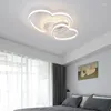 Plafondlampen moderne eenvoudige dimmer -led voor huizendecoratie woonkamer slaapkamer kinderen eetlampje
