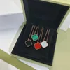 Hanger Kettingen Heren kettingen klavertje vier kettingen ontwerpers luxe valentijnsdag moederdag14 k gouden kleur mode-sieraden voor vrouwen ketting mannen ketting F23