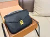 Luksusowe Projektanci pochette bag Mężczyźni Kobiety Torebki Messenger Torby Skórzane METIS Elegancka Damska Torba Na Ramię Crossbody EAST WEST