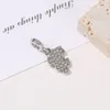 Fits Pandora Original Bracelets 20pcs Silver Charms Beads Jigsaw Puzzle Crystal Silver Charms Bead For Women Diy European Necklace Jewelry