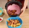 Nieprzesteczkowy koszyk wielokrotnego użytku Air Fryer Silikonowy garnek do Air Fryer Kurput Kitchen Silikon Food Zestaw Mały Tikes Kuchnia Zabawa Air Fryer Toys Zestaw wielokrotnego użytku zabawki