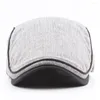 Berets Summer Men/Women Duckbill Baseball Cap Outdoor Sports verstelbare baret hoed Frankrijk Flat Visor Accessories