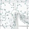 Curtain 3024 Short Kitchen Curtains Modern Design Jacquard Organza European Style Window Treatments Roman Blinds Tulle