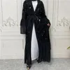 Ropa étnica Kimono musulmán Abaya mujeres Kaftan Khimar Jilbab oración bata Eid Mubarak ropa Islam Abayas Dubai lujo Simple