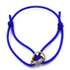 Pulsera trinity clásica de acero inoxidable 316L con colgante, pulsera de tres anillos, pulsera para parejas, accesorios de moda para hombres y mujeres