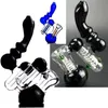 Thick Glass Pipes Mini hammer Heavy Glass Bubbler handle spoon oil burner smoking pipe for dry herb