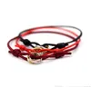 Pulsera trinity clásica de acero inoxidable 316L con colgante, pulsera de tres anillos, pulsera para parejas, accesorios de moda para hombres y mujeres