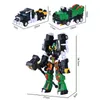 Figuras de brinquedo de ação 2 em 1 Galaxy Detetives Tobot Transformation Robot para carro Toy Korea Cartoon Brothers Anime Tobot deformação Tanque de carros Toys 230217