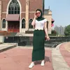 Vêtements ethniques Jupe musulmane Femmes Baya Vêtements modestes Jilbab Vetement Jeune Fille Musulmane Femme Mode Jupes longues Costume islamique pour