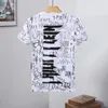 Designer Philip Plein T-shirt Brand Designer Tshirt Spray Letter Kortärmad Summer Mens and Womens Tees T Shirt Rhinestone Skull Men 4364