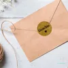 Gift Wrap 500Pcs/Roll Spanish Thank You Adhesive Stickers For DIY Wedding Thanksgiving Cards Gifts Box Sealing Stationery Supplies