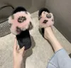 The latest women shoes flower flip-flops fur slippers many styles to choose from support custom logo