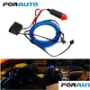 Luzes decorativas 2m 12V LED LUZ TIPAS DE LUZ DE CARROS FLEXILENTE EL LAMPO DE LAMBLHO DE FIO DE VIￊS L￢mpadas de decora￧￣o de interior Delive Externo Delive Dhrmk